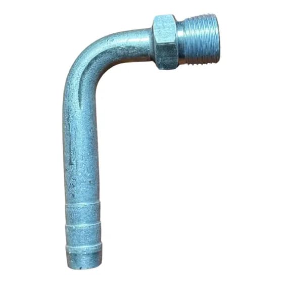 Fitting O-ring Curvo 90* #10. 1/2. Hiló 3/4-16 Aluminio